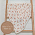 100% Muslin Cotton Swaddle Blanket, Gender Neutral Newborn Nursery Essentials for Girls and Boys, Monkey Print