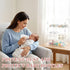 BrightRow 5 Pack Countertop Baby Bottle Organizer Clear Stackable Baby Bottle Storage Space-saving Acrylic Dustproof