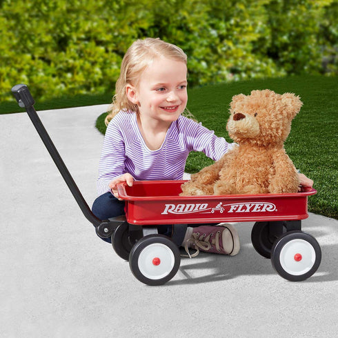 16.5" 1.5+, Radio Flyer Mini Classic Red Wagon for Kids, Toy Wagon For Kids Aged Play-Size Version of the Classic