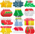 Christmas Mini Push Pop Bubble Fidget Toy, Keychain Bubble Pop Desk Toy,