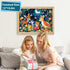 Puzzles for Kids Ages 4-8 - Cute Deer Party in Forest Night - 100 Piece Jigsaw Puzzles for Educational Learning