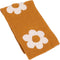Creative Co-Op Cotton Knit Baby Blanket with Flower Prints, Multicolor