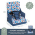 (6M-3Y) Dreambaby Grab N Go Kids Booster Seat Portable Travel Toddler High Chair for Dining with Storage & Shoulder