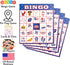 32 Set, 4th Iconikal Player Bingo Game Patriotic, American Flag, America Map, Independence Day, of July Games