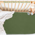Girl-2 Pack 17"x 33" Muslin Bassinet Sheet for Baby Boy and Soft Bedside Bassinet Sheets Fitted for Rectangle, Round