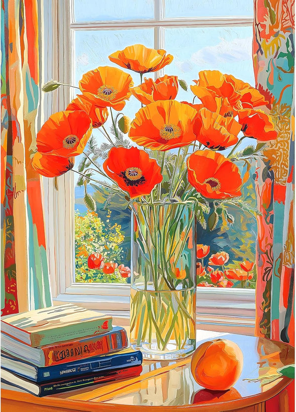 1000 Piece Puzzles for Adults Clearance, Beautiful Springtime Flowers Puzzle for Adults,