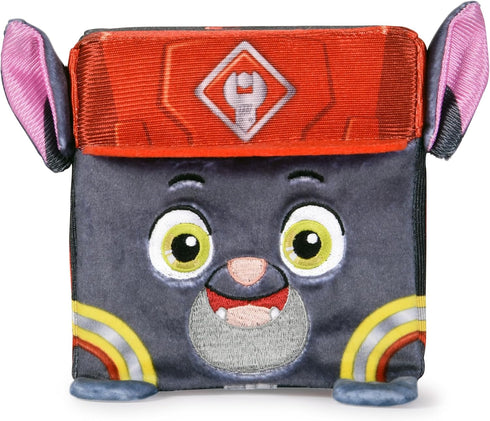 Rubble & Crew Stuffed Animals - Charger, 4-Inch Cube-Shaped Plush Toy for Kids Ages 3 and Up