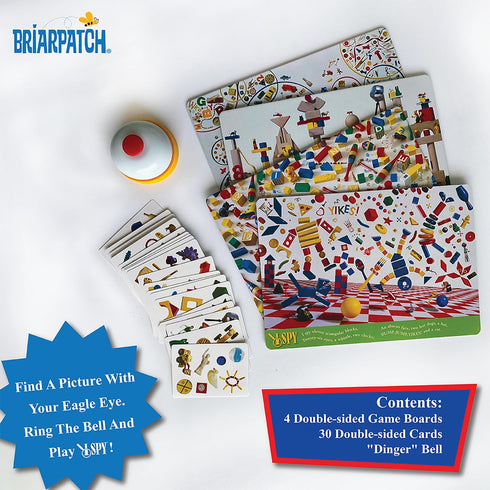 Briarpatch I SPY Eagle Eye Find-It Game, Fast Matching Fun for 2 to 4 Players, Ages 5 and Above, Includes 30 Cards