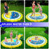 HITOP Kids Sprinklers for Outside - Splash Pad for Toddlers & Baby Pool 3-in-1 60" Water Toys
