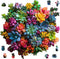 Wooden Puzzles for Adults,500Pieces Colorful Succulent Plants Jigsaw Puzzles,Unique Irregularly Shaped Animal