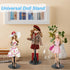 HMIEPRS 10 1/6 8" 12" Pcs Doll Stand Adjustable Doll Display Stand, Action Figure Stand Holder Scale Dolls Support