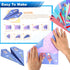 16 Designs,32 5-12,Airplane Vodolo Paper Airplane Kits with Classic Sheets Paper Planes Origami Kit for Kids Ages Gifts