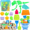 ERHAICAT Beach Toys, Dinosaur Sand Toys for Kids Toddlers with Collapsible Bucket, Sand