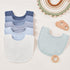 6 Pack Susurration Muslin Baby Bibs Cotton Baby Drool Bibs,Soft Adjustable Baby Drooling Bibs for Unisex Boys Girls