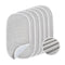 TILLYOU Changing Pad Liners, 6PK Waterproof Flannel Cotton, 27" x 13" for Baby Diaper Changing Needs, Gray