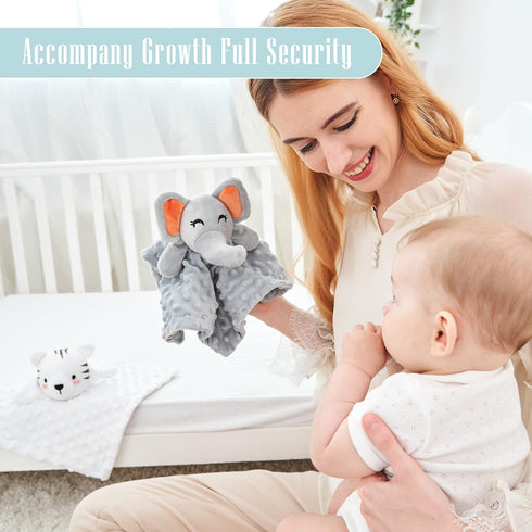 Cute Castle Security Blanket for Babies, Soft Unisex Newborn Essentials for Boys and Girls, Neutral Snuggle Toy