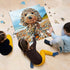 PICKFORU 1000 Summer Funny Dog Jigsaw Puzzles Pieces for Adults, Beach Guardian Dog Puzzle Cute, Interesting Seaside