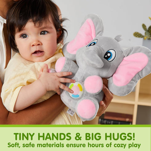 6+ JOYIN Musical Elephant Plush Baby Toy, Stuffed Animal with Music & Light, Baby Musical Soft Plush Toys for Infant