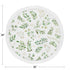 Tummy Sweet Jojo Designs Floral Leaf Girl Baby Playmat Time Infant Play Mat - Green and White Boho Watercolor Botanical