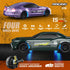 KAIMIO 1:43 2.4Ghz Shell(8502-Red) Scale Mini RC Drift Car with Gyro Full Proportional RTR Remote Control with RGB