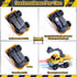 Fajiabao Race Tracks Cars Replacement, Kids Construction Toys Cars with LED Light, Compatible with Most Race Tracks