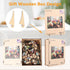 500 18.9 14.2 Mocfesk Wooden Puzzles for Adults, Mother's Day Book Puzzles Pieces, Unique Shaped Butterfly Flower