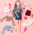 6 11.8 Inch Bencailor Pcs Doll Clothes for Doll Clothing Outfit Accessories Winter Coat Tops Swimwear T Shirt Dress