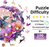 Wooden Puzzles for Adults, Hummingbird Wooden Jigsaw Puzzles for Adults, Wood Puzzles Adult, Unique Animal Shape Wood Cut Puzzles, Birthday Gifts for Family Friend (S-8.4 * 8.1in-100 pcs)