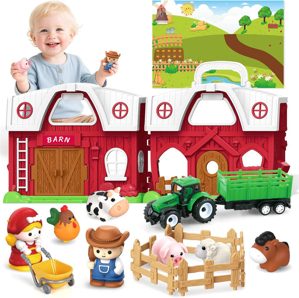Toddler Toys for 1 2 3 Years Old Boys and Girls, Farm