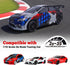 Hobbypark 4-Pack Rubber Tires & Wheels, OD 2.56'' for 1/10th Scale RC Touring Car
