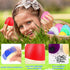 100 Yeshone Pieces Egg Shakers Bulk Musical Instruments Percussion Maracas Egg for Kids Toys Plastic Shaker