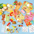 SKINOSM 28 7 Set Valentine's Day Cards for Kids - PCS Dessert Block Valentines Day Gifts, Cards with Designs Block