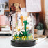YaJie Flower Bouquet Building Set - White Daisy Blocks for Adults, Unique Botanical Home Decor (490 PCS)