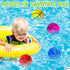 Dshengoo 6 Pcs Mini Toy Basketballs - Colorful Rubber Inflatable Basketballs with Pump for Kids