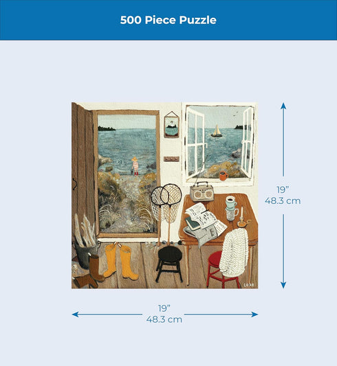 500 New York Puzzle Company - Lor Pemberton Islander - Piece Jigsaw Puzzle for Family Game Nights by Lor Pemberton