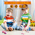 ZIYIME Set 3-6 Magnetic Transforming Cars Toy, Collision Transforming Car Robot Toys, Automatic Deformation of Magnetic