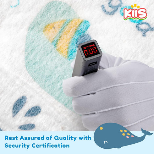 KIIS Disposable Baby Bibs for Boys and Girls - Individually Packaged, Soft, Hygienic and Leakproof (20 PCS / 60 PCS)