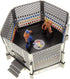 PowerTRC 32 Pcs Wrestling Toys Play Set | 12 Super Wrestlers, 2 Wrestle Rings, Realistic Accessories & Cake Topper Gift