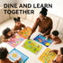 6 Pack 6 Dotimo Kids Placemats for Dining Table - Educational PVC Mats with Learning Themes (Alphabet, Numbers, Planets
