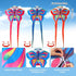 Poen 12 Pcs Butterfly Dragonfly Kites 3.28 ft with 164ft String - Large Easy to Fly Beach Kites for Kids Outdoor