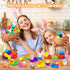 UUSYCUN 30PCS Prefilled Easter Eggs with Mochi Squishy Toys, Easter Squishies Stuffed Plastic Eggs for Easter Basket