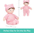12 GUND Baby Sustainable Baby Doll, Plush Doll Made from Recycled Materials, for Newborns and Toddlers, Pink