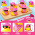 24 Set Sosation Cowboy Rubber Duck Bulk Mini Yellow Duckies Bath Party Tiny Ducks Bathtub Toy with Cowboy Hat Paisley