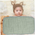 LIFKOME 100% Set 6pcs Cotton Burp Cloths Soft Muslin Baby Washcloths Newborn Girls Boys Towels for Face Drool Sweat