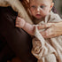Denmark Muslin Swaddle Blankets, 100% Organic Cotton Super Soft Baby Swaddle, 47’’ x 47’’ (Natural Stripe)