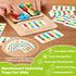 V-Opitos Color Matching Puzzle Toys, Montessori Brain Teasers Game for Kids Ages 3-7, Travel Toys for Boys & Girls