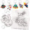 Baker Ross Ltd Solar System Super Shrink Keyrings, Arts and Crafts for Kids, Pack of 8