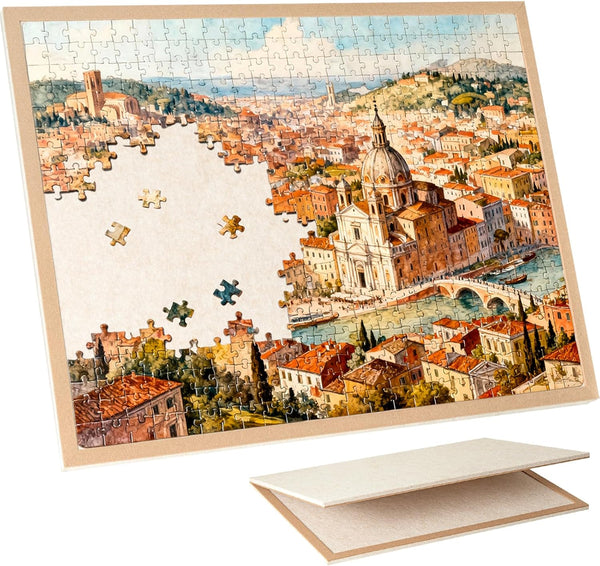 Jigsaw Puzzle Board for 1000 Pieces, Foldable Puzzle Board, 31.5" x 24"