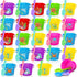 Junkin 24 Sets Beach Sand Buckets and Shovels for Kids, 6.3" Small Beach Pails and Sand Toys for Summer