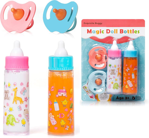 Exquisite Buggy My Sweet Baby Disappearing Magic Bottles - Includes 1 Milk, 1 Juice